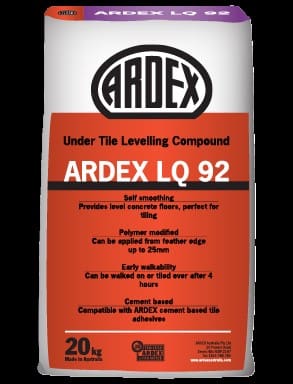 Ardex LQ92 Levelling compound 20kg