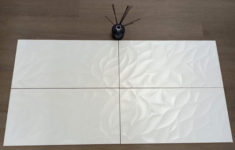 ALLURE BOTANICAL MATT WHITE WALL TILE 30X60cm