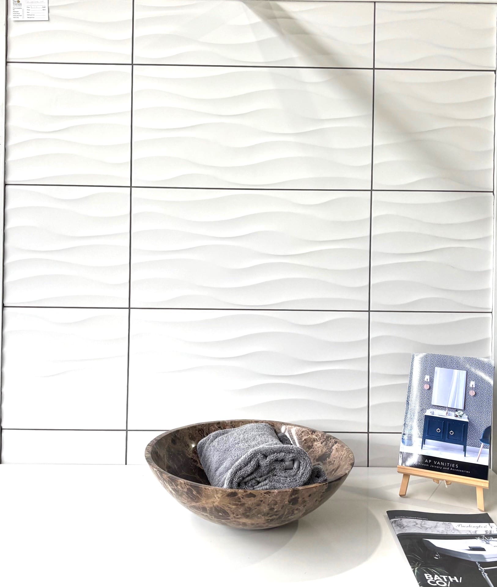ALLURE MATT WHITE WALL TILE 30X60cm