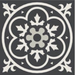 WINCKELMANS ENC9 TILE Black/Super White/Pearl Grey 7X7cm