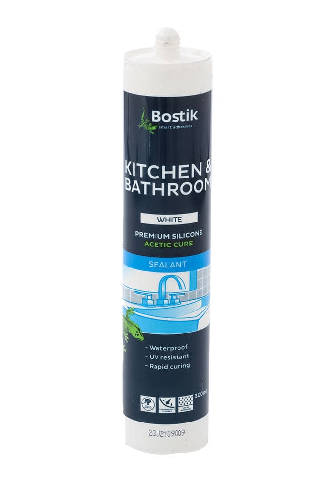BOSTIK KITCHEN AND BATHROOM WHITE SILICONE