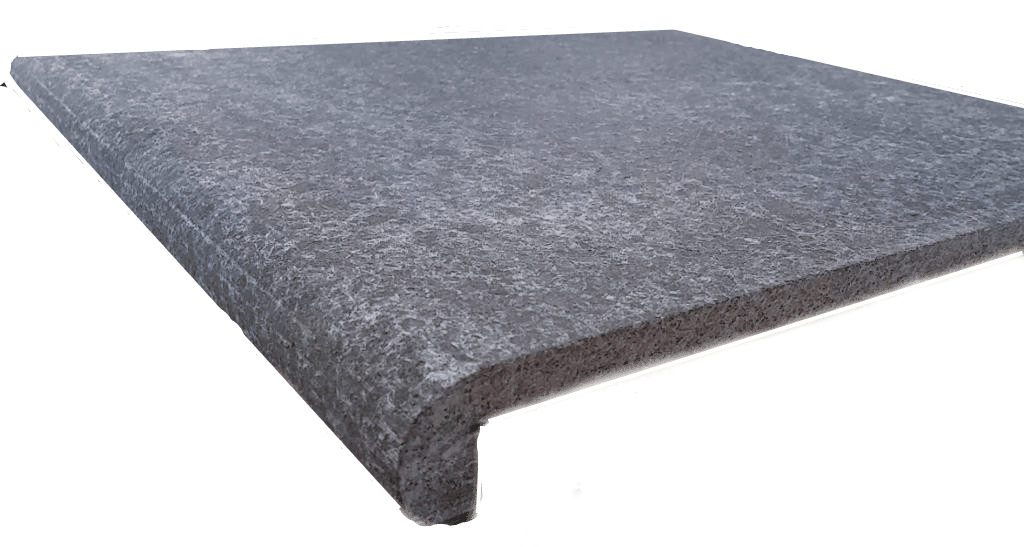 T-STONE BASALTO BULLNOSE FLAMED 40X40X1.5cm EACH