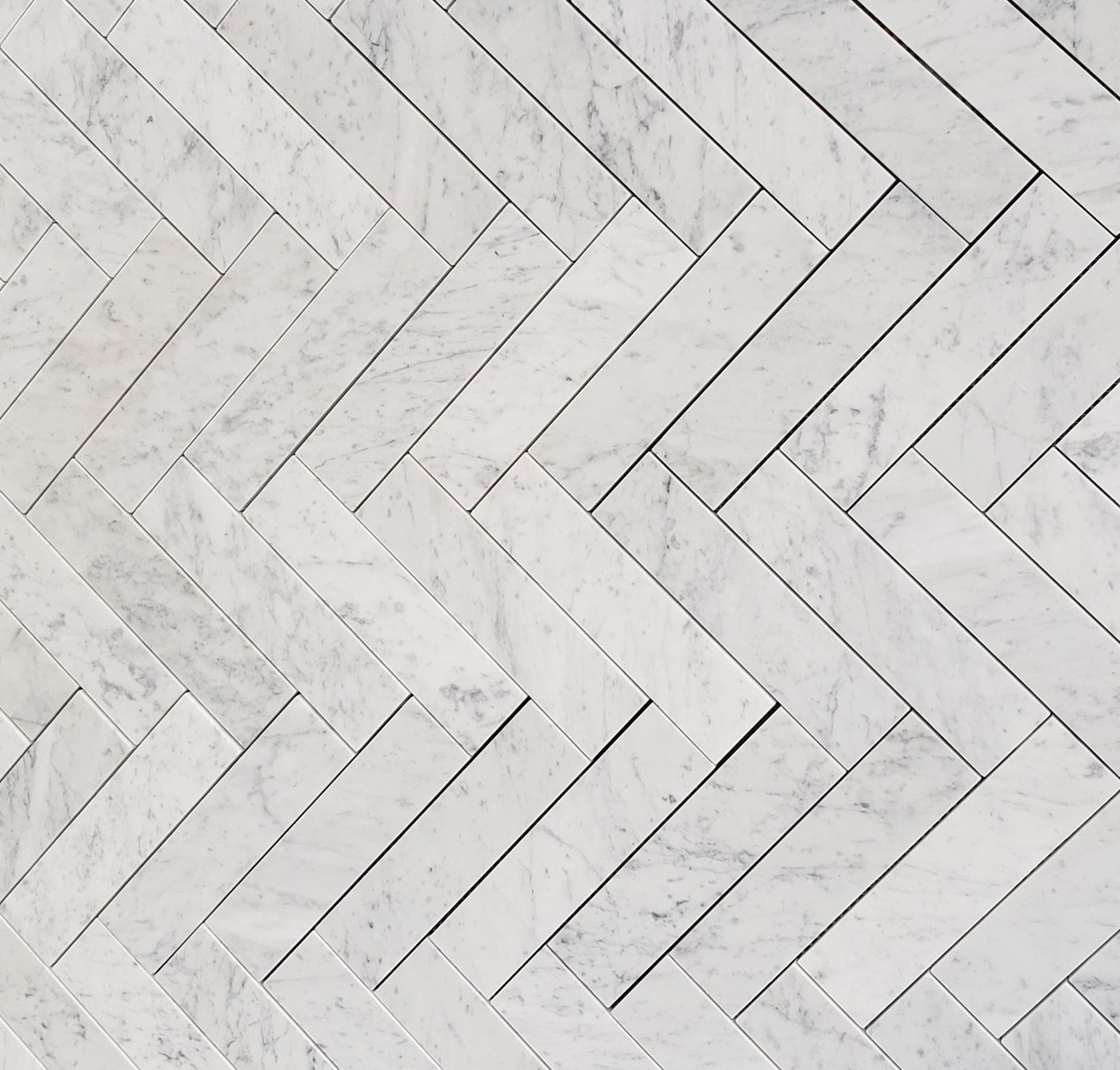 T-STONE CARRARA 5×20 HERRINGBONE POL 28.5×29- Each