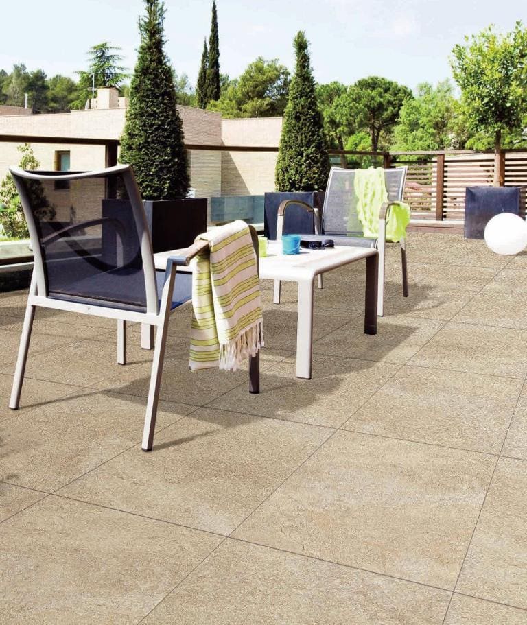 SOLID BEIGE ANTISLIP PAVER 60X60X2cm