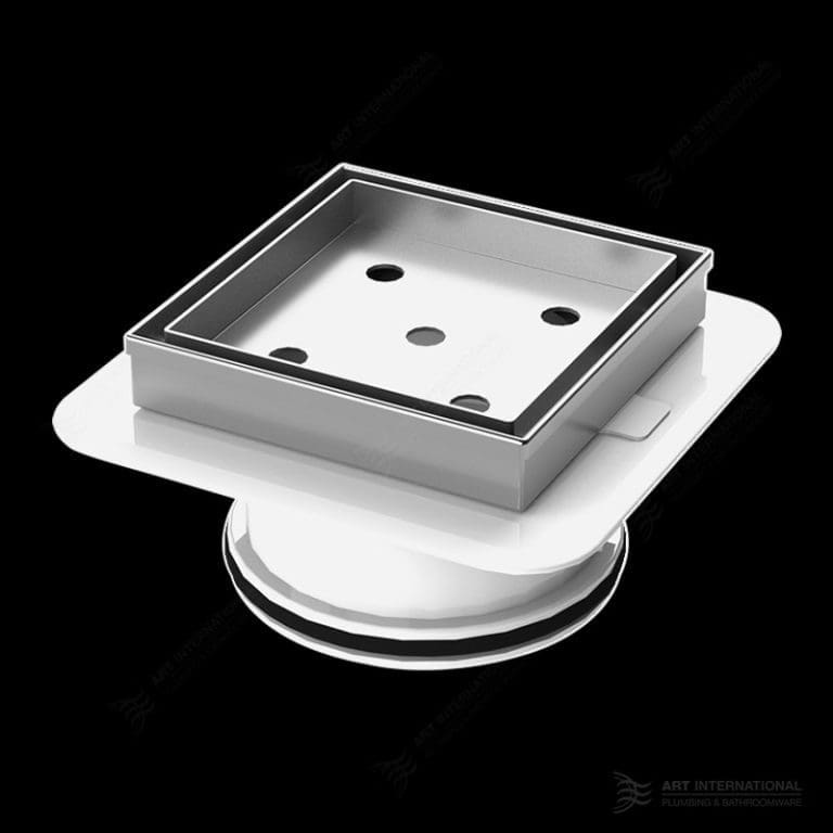 Art Square Tile Insert Waste Drain 110mm Stainless